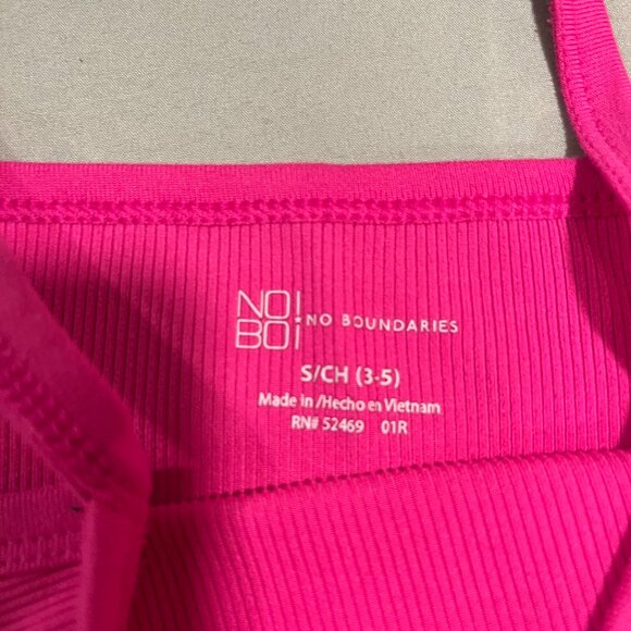 No Boundaries Hot Pink Tank Size S - Picture 2 of 3